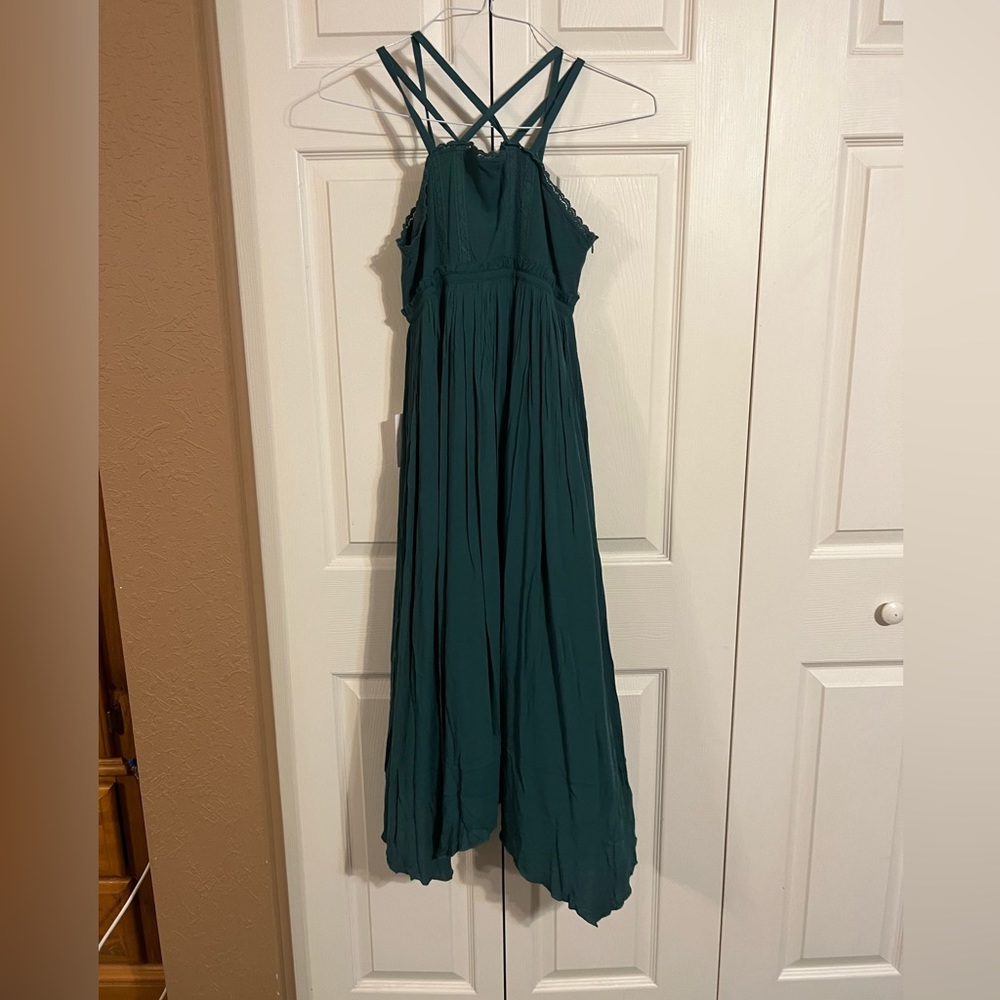 Mia Joy. - Joyfolie - Girls Cross Strap Teal Dress